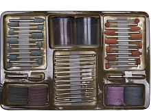 Набор мини-насадок STAYER "MASTER" для гравировальных машин, 134 предмета, пластиковый кейс  картинка